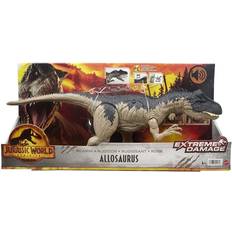 Figurines Mattel Jurassic World Extreme Damage Allosaurus Dinosaur