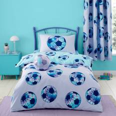 Textiles Catherine Lansfield 'Tie Dye Football' Duvet Cover Purple (200x135cm)