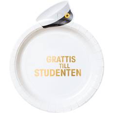 Grattis Till Studenten Papirtallerkener