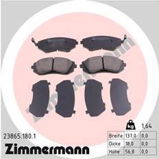 Subaru Brake System Zimmermann Brake Pad Set 23865.180.1