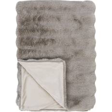House Nordic Pläd Galena Beige B130 D180 Filt Brun, Beige (180x130cm)