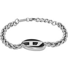 Herren Schmuck Diesel Armband DX1469040 Edelstahl, Emaille Silber