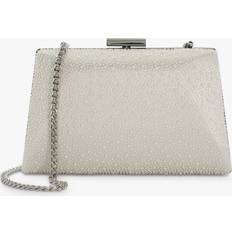 Dune London Clutches Dune London Because Pearl Effect Clutch Bag, Ivory