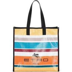 Stripes Totes & Shopping Bags Etro Nylon striped tote bag