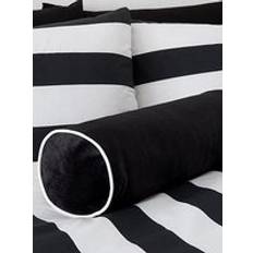 Style Sisters Velvet Bolster Black