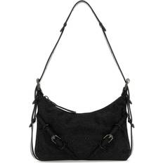 Mujer Carteras de mano Givenchy Black Fabric Mini Voyou Shoulder Bag