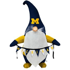 Pegasus Michigan Wolverines Inflatable Gnome Navy, Yellow, White