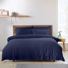 Square Duvet Covers Catherine Lansfield So Soft Easy Iron Duvet Cover Blue