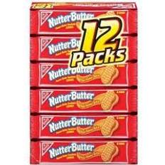 Nabisco Nutter Butter Peanut Butter Sandwich Cookies Tray Pack 12 pcs