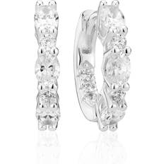Sif Jakobs Ellera Ovale Medio Earrings - Silver