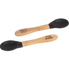 Bamboo Silicone Tip Spoons Pack of 2