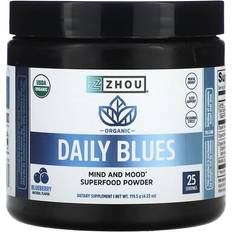 Zhou Organic Daily Blues Mind And Mood Superfood Powder Blueberry