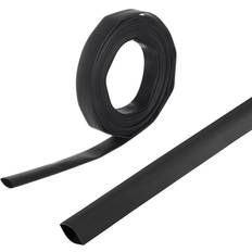 Maclean MCTV-531 krympslang kabelskydd kabel skydd slang Heat Shrink Tube 5 m svart 2:1 4 mm, 1