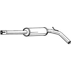 Abgassysteme Bosal 233-637 Mittelschalldämpfer