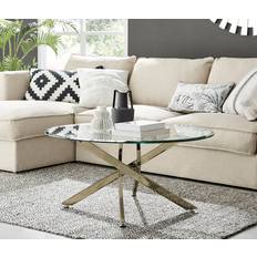 Yellow Coffee Tables Furniturebox Novara Gold Coffee Table