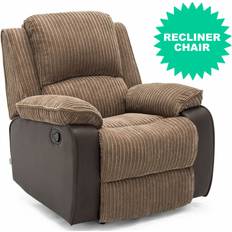 Luxury Life JUMBO CORD RECLINER Armchair