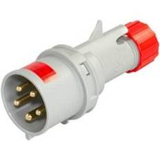 Lewden Lewden 32A 3P N E 400V Plug IP44 PM32-1800FPB