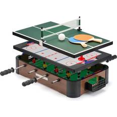 Table de Air Hockey Sports de Table Power Play Toyrific 3 In 1 20in Mini Games Table