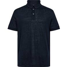 Linnen - Man Polo's Tommy Hilfiger Menswear Polo Met Korte Mouwen - Donker Grijs