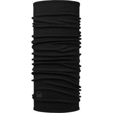 Merino Wool Accessories Buff Merino Midweight Neckwear Unisex - Solid Black