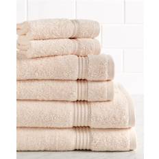 Superior Solid Soft 6 Pc Absorbent Egyptian Cotton Towel Set