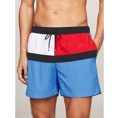 Maillots de bain Tommy Hilfiger Flag Mid Length Swim Shorts BLUE SPELL