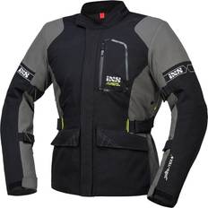 Accesorios de Motocicleta iXS Laminat-ST-Plus, chaqueta textil impermeable color: Negro/Gris tamaño: