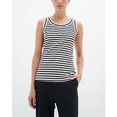 InWear Clothing InWear DagnaIW Striped Tank T-shirt Linnen Dam Vit