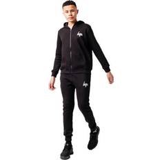 Hype Kids Full Zip Tracksuit - Black