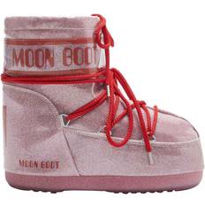 Moon Boot Icon Low Glitter Boots - Pink