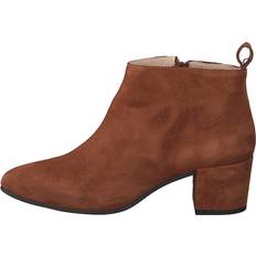 Shoe Biz Sko Shoe Biz Friannah Lo Suede Cognac