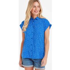 Clothing Tog24 'Alston' Star Print Shirt Bright Blue