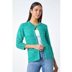 Clothing Roman Cotton Blend Knitted Cardigan Green