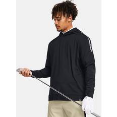 Golf - Svarta Tröjor Under Armour Playoff Hoodie - Black/White