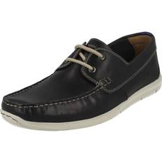 Clarks Boat Shoes Clarks Karlock Step Mens Navy Boat Shoes Blue