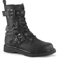 Demonia 3 Adults' BOLT-250 Blk Vegan Leather Multicoloured