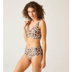 Regatta Women Bikini Tops Regatta Women's Long-Lasting Paloma Bikini Top Leopard Print, Brown