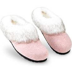 Dunlop Skor Dunlop Faux Fur Slippers Pink