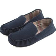 41 - Herre Mokasiner Eastern Counties Leather Harris Suede Moccasins Navy