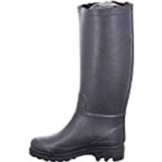 Noir Bottes en caoutchouc Aigle Bottes de pluie femme Aiglentine Fur2