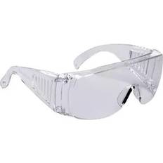 Portwest Protective Gear Portwest Safety Spectacles Clear Frame Clear Lens PW30CLR