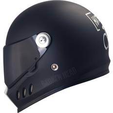 Zwart Motorbrillen Broken Head Hated & Proud Motorradhelm Schwarzes Visier