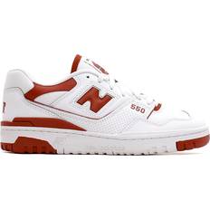 New Balance Polyester Trainers New Balance 550 W - White/Brick Red