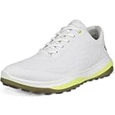 Ecco Golf Shoes ecco Golf LT1 Hybrid Waterproof White/Yellow Men's Shoes White US Men's 12-12.5