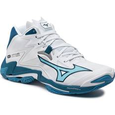 Mizuno Donna Scarpe Mizuno Wave Lightning Z Mid - White/Sailor Blue/Silver