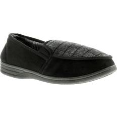 Dr Keller 7 Adults' Knights Bernard Mens Full Slippers Black