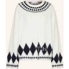 Tommy Hilfiger Strik Dame Uld - Hvid