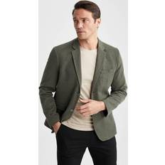 Green - Men Blazers DeFacto Herren Y7473az Blazer, Khaki