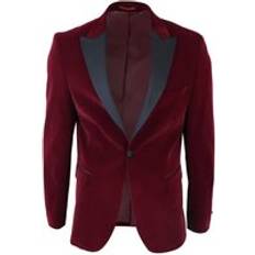 Velvet Blazers Truclothing Velvet Dinner Tuxedo Suit Jacket Blazer Burgundy 44R