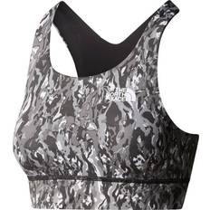 The North Face Women Bras The North Face Women's Flex Printed Bra Asphalt Grey Abstract Lighting Print